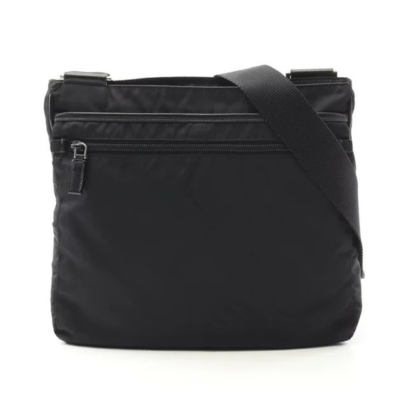 Prada Handbags - Prada Shoulder Bag Saffiano Leather Black